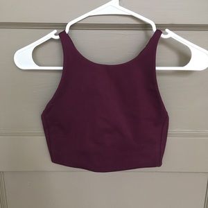 Girlfriend Collective Plum Topanga Bra